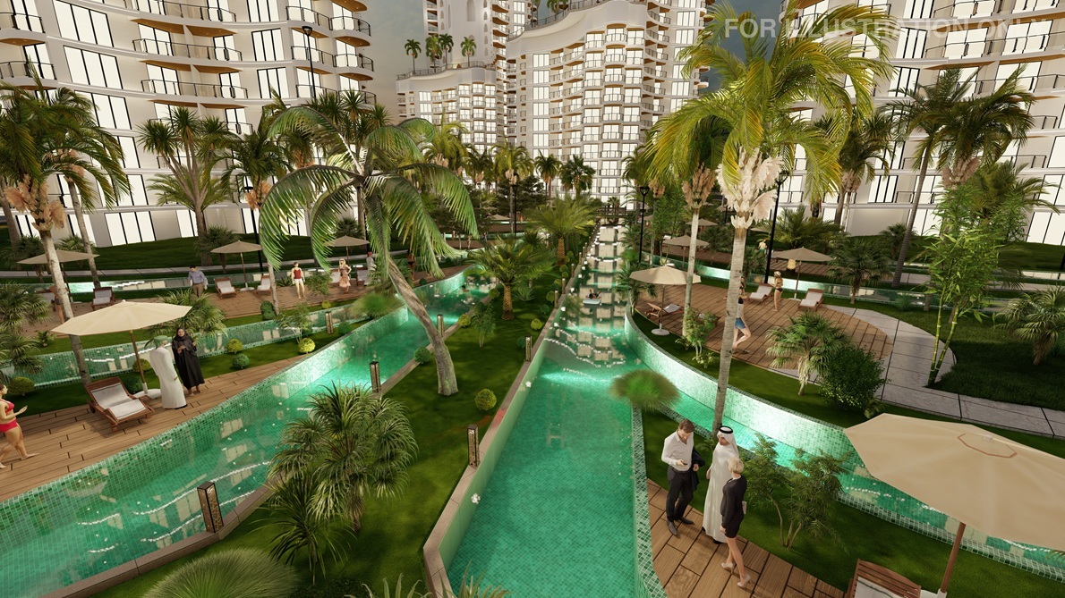 Caesar Palm Jumeirah – strefa basenowa i zieleń